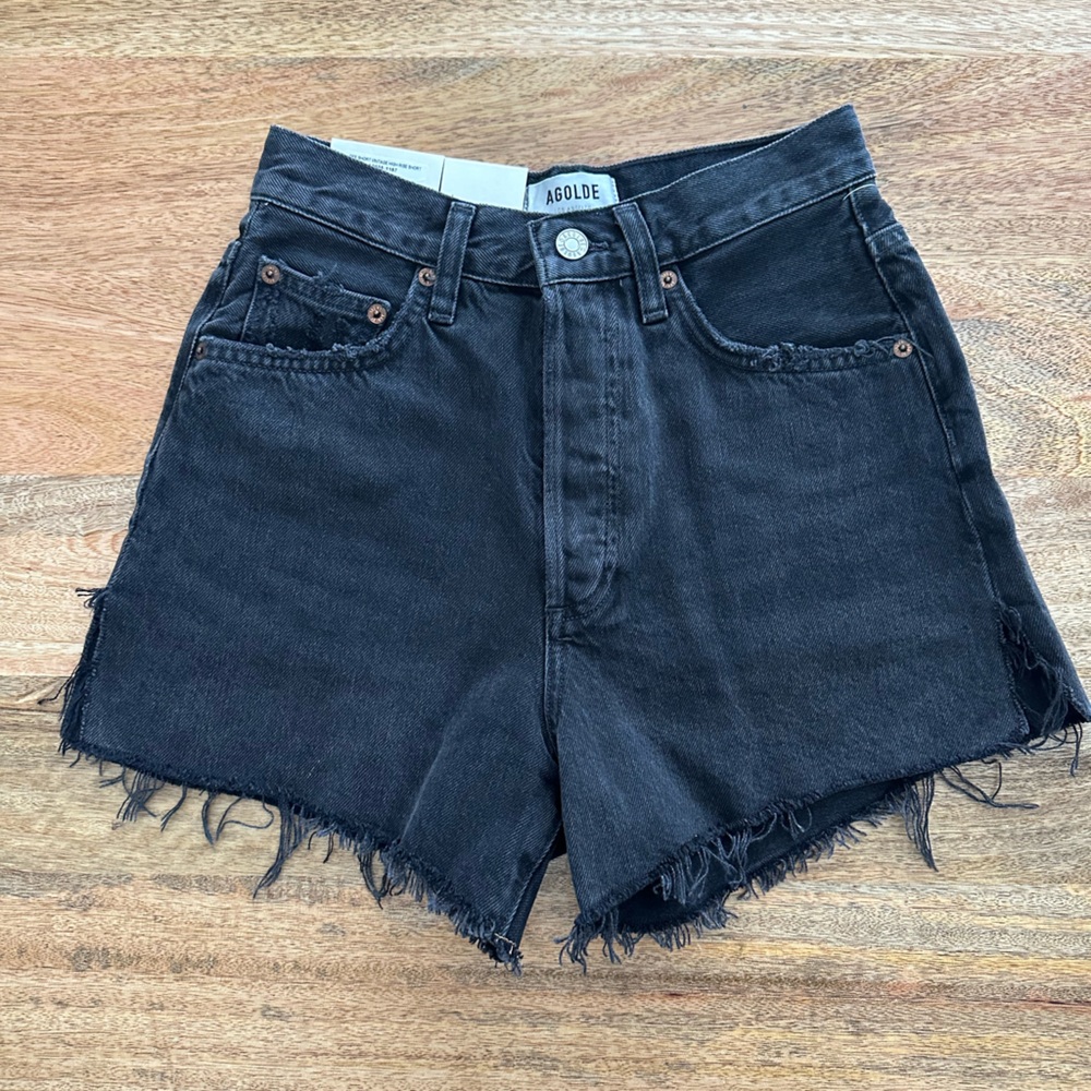 Agolde Dee Shorts / Divise (black) / Size 24 / BNWT